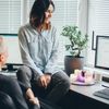 Freelancers working remotely icon