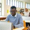 Students studying icon